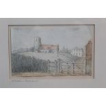 Juliana Robinson, three 19th century pencil and watercolour studies - St.