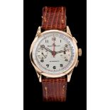 1950s gentlemen's Baume & Mercier Chronograph wristwatch with antimagnetic movement,