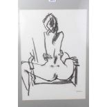 Peter Collins, group of twenty framed works - including female nudes,