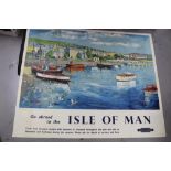 After Peter Collins, British Railways poster, circa 1950s, 'The Isle of Man, Port St.