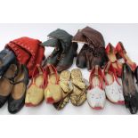 Collection of ladies' vintage boots and shoes (10 pairs)