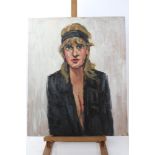 Peter Collins, collection of oil on board portraits - various sizes,