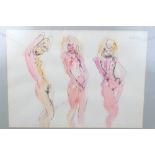 Peter Collins, collection of nude studies in a variety of mediums,
