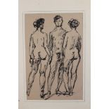 Peter Collins, large quantity of life drawings in a variety of mediums,