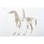 Dame Elisabeth Frink (1930 - 1993), lithographs - small horse and rider, circa 1970,