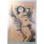 Peter Collins, group of twenty framed watercolours including female nudes,