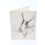 *Dame Elisabeth Frink (1930-1993) printed Christmas card,