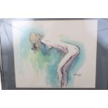 Peter Collins, collection of nude studies - various mediums,