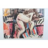 Peter Collins, collection of nude studies - various mediums on paper,
