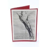 *Dame Elisabeth Frink (1930-1993) Christmas card - with applied photographic cover,