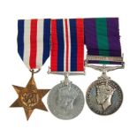 Second World War and later medal group - comprising France and Germany Star and War medals,