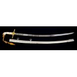 Scarce Elizabeth II 1831 pattern Field Marshals' Mameluke sword with ivorine grips,