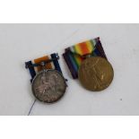 First World War pair - comprising War and Victory medals, named to Capt. F.