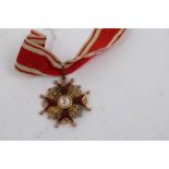 Imperial Russian Order of St. Stanislaus 3rd class gold and enamel 56 St.