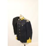 Edwardian Imperial Norfolk Yeomanry Troopers patrol jacket with yellow facings,