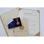 Elizabeth II Imperial Service Order (hallmarked London 1955) in original fitted case of issue,