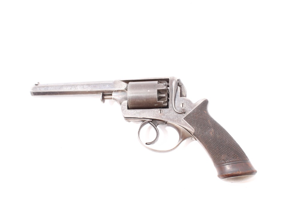 Victorian Deane Adams & Deane 54 bore five-shot single-action percussion self-cocking revolver, - Image 6 of 6