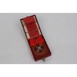 Imperial Russian Order of St Anna 3rd class gold and enamel, hallmarked on ring for 1866,