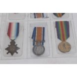 First World War casualty trio - comprising Mons Star, War and Victory medals, named to 10293 Pte.