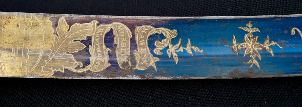 George III 1803 pattern Infantry Officers' sabre with gilt copper lion's head hilt with crowned GR - Image 4 of 23