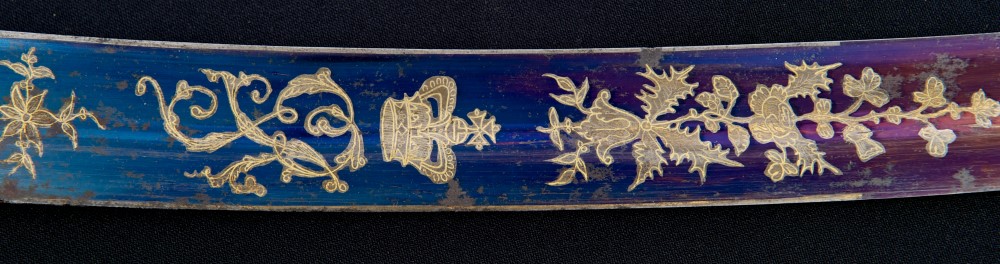 George III 1803 pattern Infantry Officers' sabre with gilt copper lion's head hilt with crowned GR - Image 5 of 23