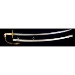 Edward VII 1831 pattern General Officers' Mameluke sword with ivory grips,