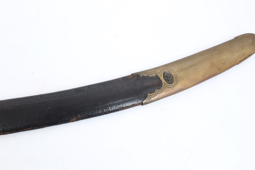 George III 1803 pattern Infantry Officers' sabre with gilt copper lion's head hilt with crowned GR - Image 19 of 23