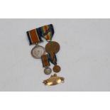 First World War pair - comprising War and Victory medals (with M.I.D. oak leaf), named to Capt. J.
