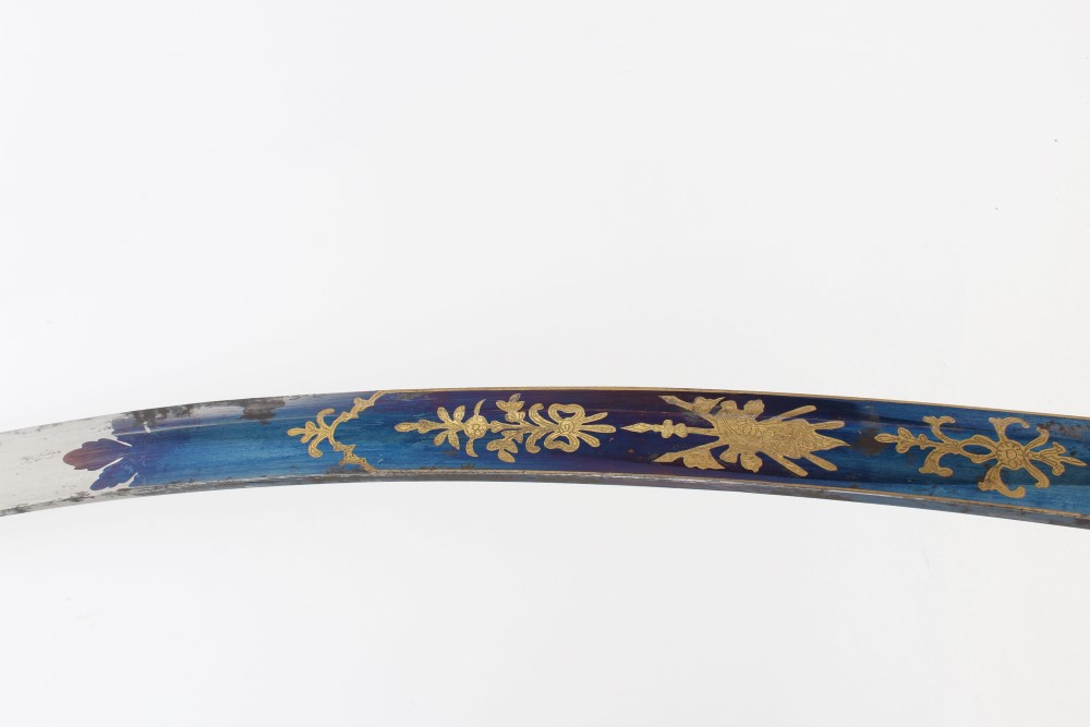 Good George III 1803 pattern Infantry Officers' sabre with gilt copper lion's head hilt with - Image 9 of 22