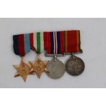 Second World War medal group - comprising 1939 - 1945 Star, Italy Star,