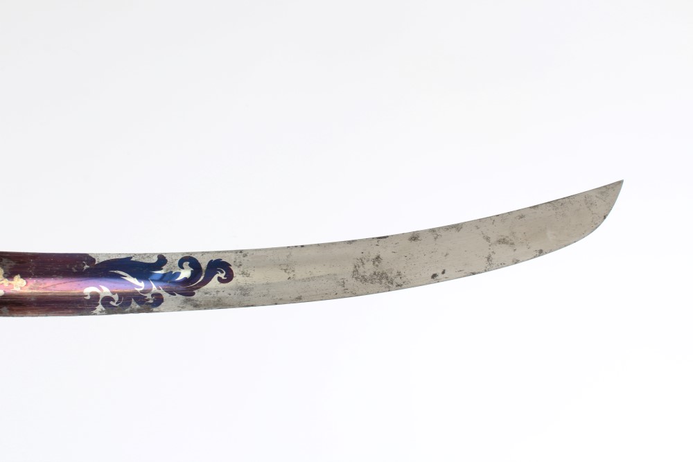 George III 1803 pattern Infantry Officers' sabre with gilt copper lion's head hilt with crowned GR - Image 8 of 23