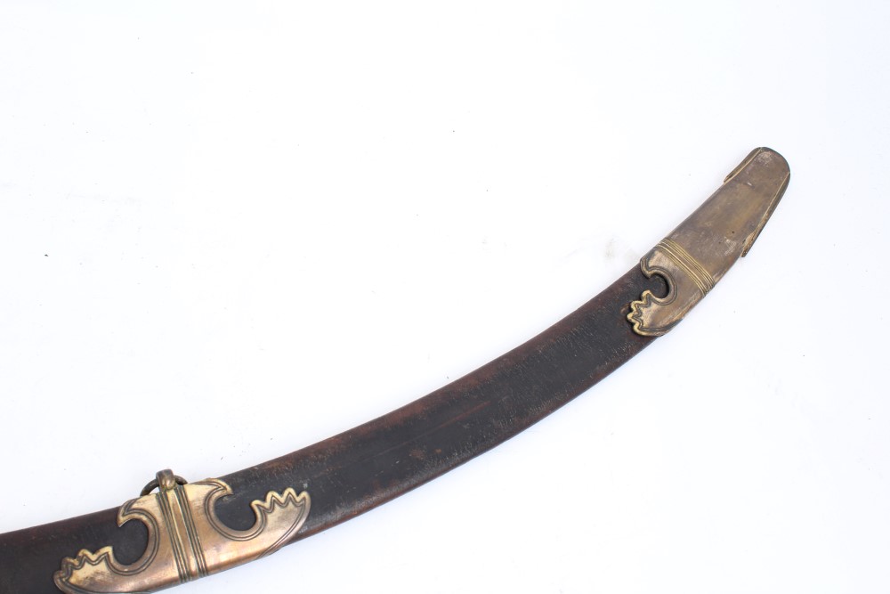 Good George III 1803 pattern Infantry Officers' sabre with gilt copper lion's head hilt with - Image 19 of 22