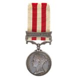 Indian Mutiny medal with one clasp - Central India, named to Michl Boyle.