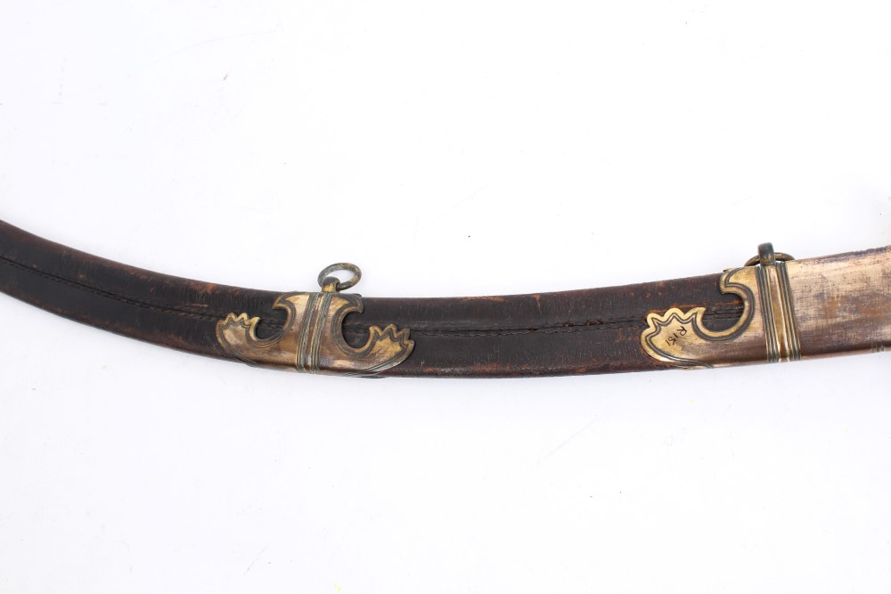 Good George III 1803 pattern Infantry Officers' sabre with gilt copper lion's head hilt with - Image 21 of 22