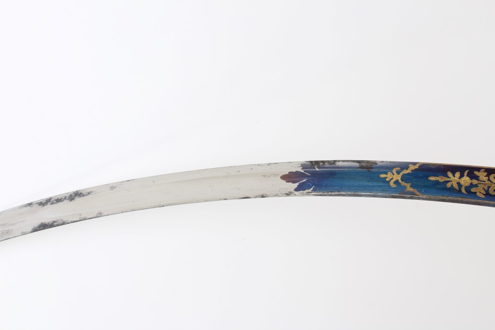 Good George III 1803 pattern Infantry Officers' sabre with gilt copper lion's head hilt with - Image 10 of 22