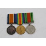 First World War / Second World War trio - comprising War and Victory medals,