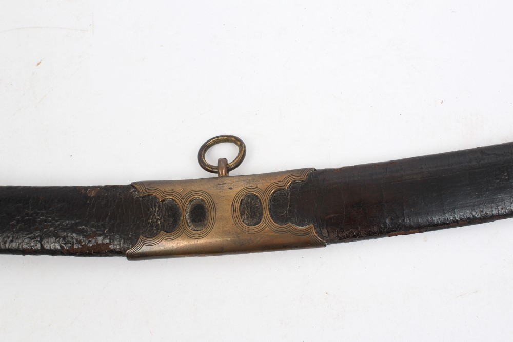 George III 1803 pattern Infantry Officers' sabre with gilt copper lion's head hilt with crowned GR - Image 18 of 23