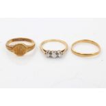Gold (22ct) wedding ring,