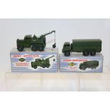 Dinky Supertoy - Recovery Tractor no. 661, 10-Ton Army Truck no.
