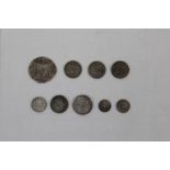 G.B. George V Silver Four Coin Maundy Set 4d - 1d. EF (N.B.