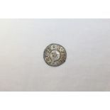 G.B. Cnut-Viking coinage silver Penny - Obv: Patriarchal Cross. Rev: Ebraice.