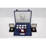 Official Silver Coins of The United States of America, in presentation case, with certificates,