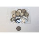 World - mixed silver coinage - to include U.S.A. Liberty Cap Dime - 1830.