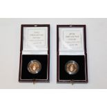 Jersey - 2000 Gold Proof Sovereigns (x 2) (boxed with certificates) (2 coins)