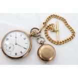 Gold plated pocket watch,