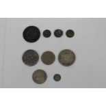 World - mixed coinage - to include Sweden silver Riksdaler 1776OL. GVF (N.B.