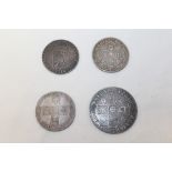 G.B. mixed silver coinage - to include William & Mary Half Crown - 1689. VG (N.B.