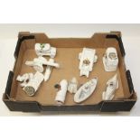 Collection of ten First World War themed crested china models - including Arcadian Despatch Rider,