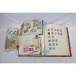 Stamps - GB and Commonwealth selection in red album including 1840 1d Block (x2) 1d imperfs plate