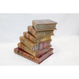 Books - Antiquarian leather - Carlyle six volumes 1865 - 1868,